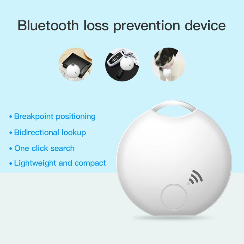 for Android Smart Bluetooth Anti-loss Device Key Wallet Wireless Finder Smart Electronic Tracker Portable Pet GPS Finder