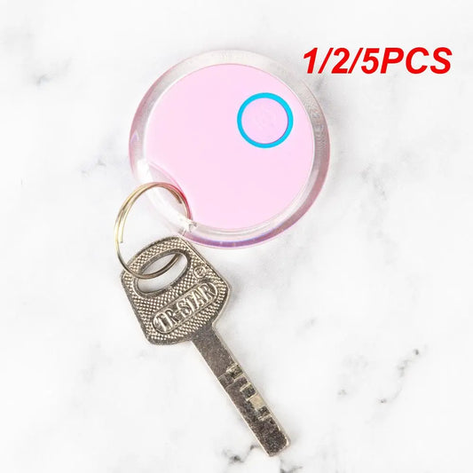 1/2/5PCS Anti-lost Keychain Key Finder Device Mobile Phone Lost Alarm Bi-Directional Finder Artifact Smart Tag GPS Tracker