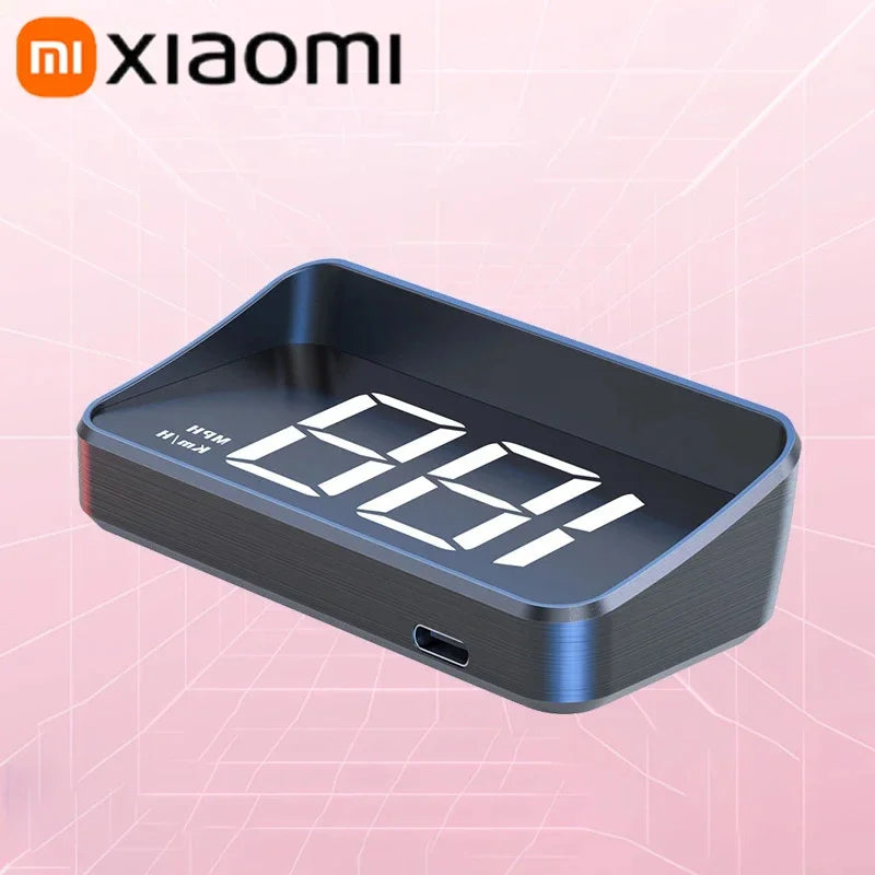Xiaomi Car Speedometer HUD Head Up Display Digital Speed Meter Windshield Projector Vehicles Truck Auto Electronics Accessories