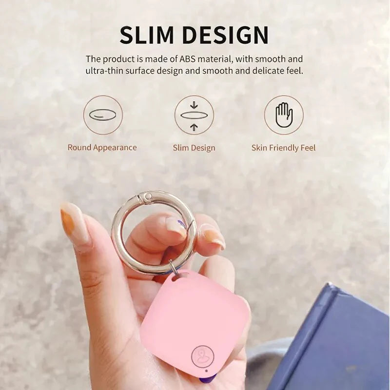 Smart Mini GPS Tracker Key Kids Bag Finder Dog Cat Pet Locator Bluetooth 5.0 Tracker Device Anti-lost Reminder for Ios Android