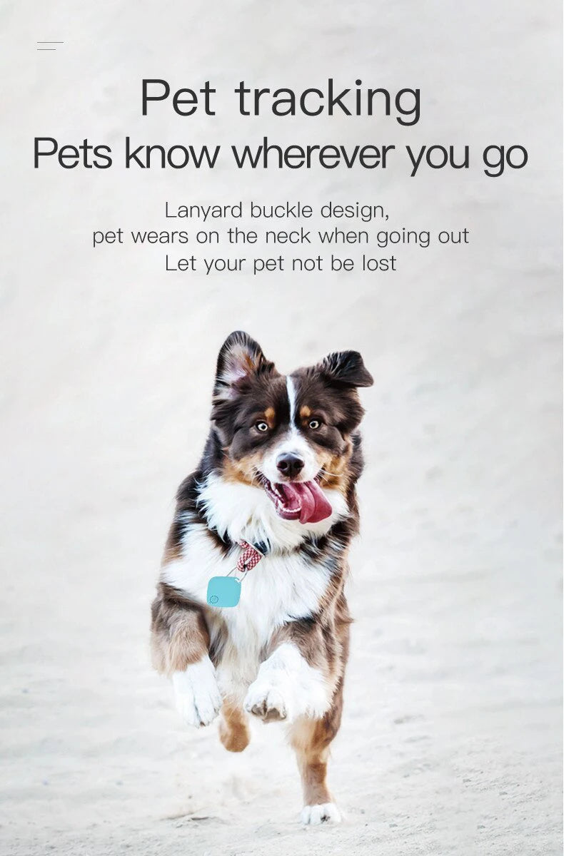 Smart Mini GPS Tracker Key Kids Bag Finder Dog Cat Pet Locator Bluetooth 5.0 Tracker Device Anti-lost Reminder for Ios Android