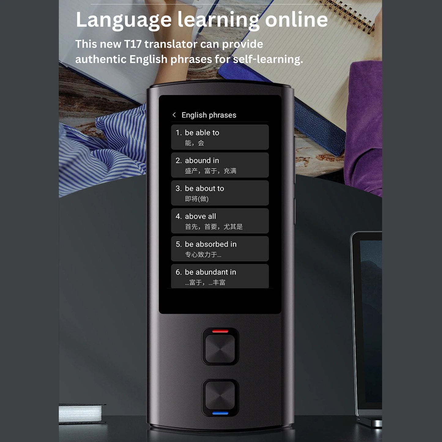 Portable Language Translator Device 138 Languages Voice Translating Offline Translation Simultaneous Interpretation Text / Photo