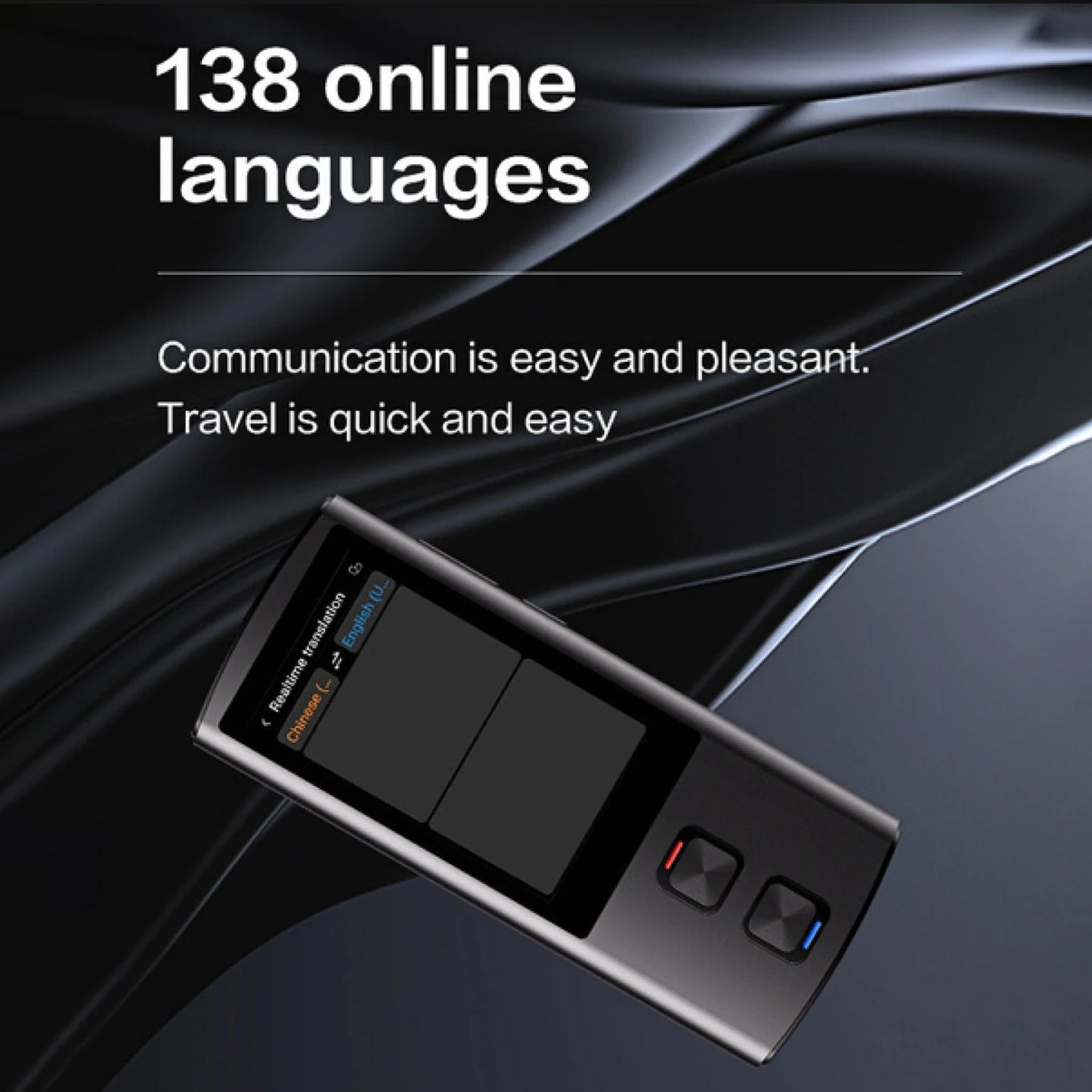 Portable Language Translator Device 138 Languages Voice Translating Offline Translation Simultaneous Interpretation Text / Photo
