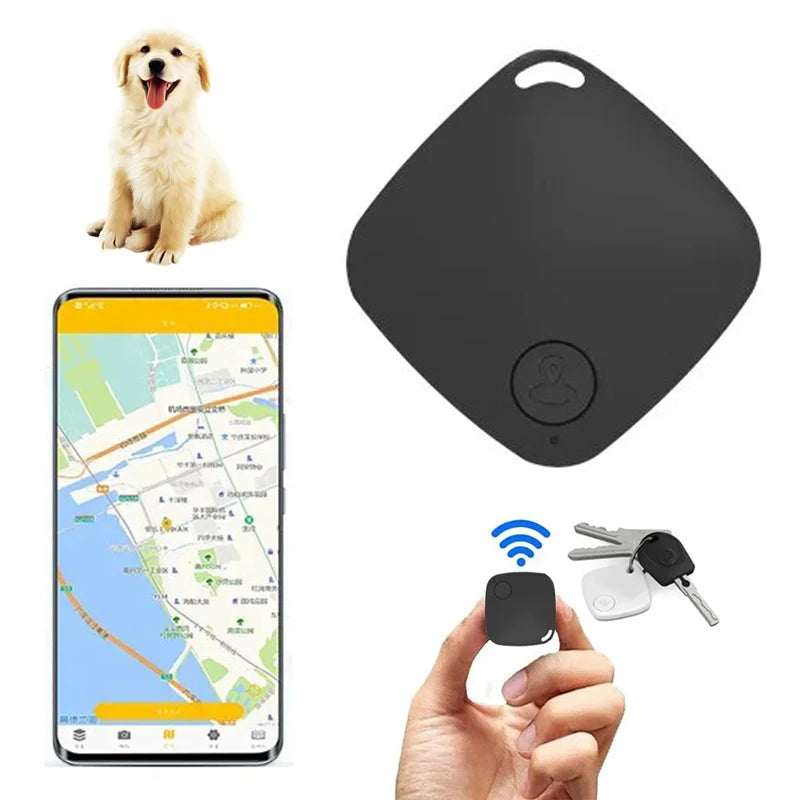 Smart Mini GPS Tracker Key Kids Bag Finder Dog Cat Pet Locator Bluetooth 5.0 Tracker Device Anti-lost Reminder for Ios Android